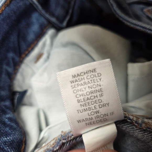 J Jill‎ Demi Bootcut Jeans Womens 6 Petite Fray Hem Cropped Mid Rise - Picture 10 of 10